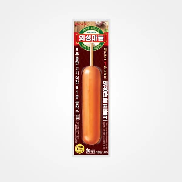 롯데햄 의성 마늘 프랑크 70g 10개