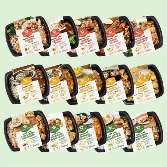 다즐샵 식단관리 도시락 맛있는 5종 건강한 5종 혼합 230g 10개