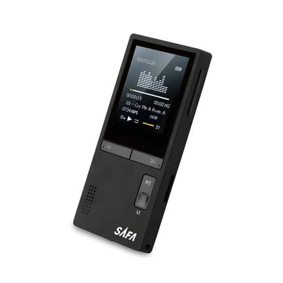 사파 블루투스 MP3 플레이어, SB1000, 블랙, 1개
