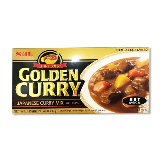 에스비 골든카레 매운맛 220g 4개