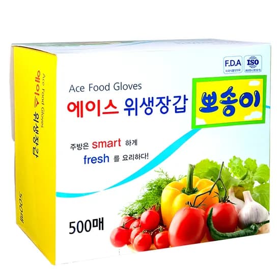 에이스 위생장갑, 500매, 1개