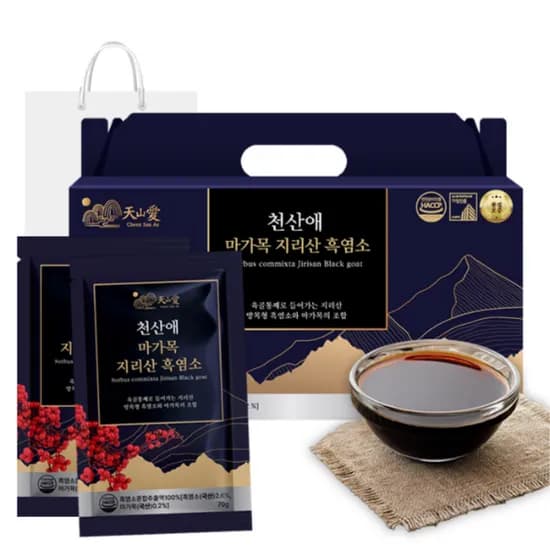 천산애 마가목 지리산 흑염소, 2100ml, 3박스