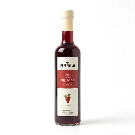 페페브루노 레드와인 비니거 천연발효 식초 500ml 1개