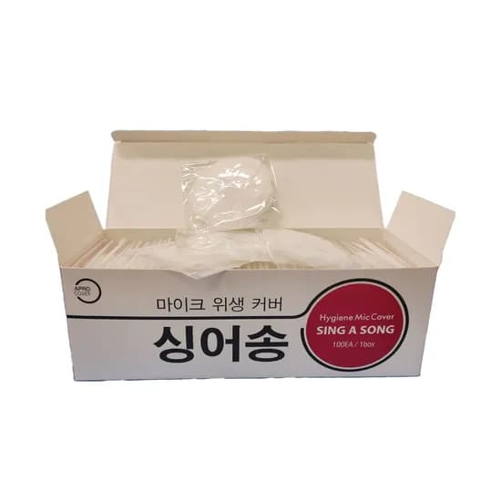 싱어송 일회용 마이크 커버, ZY8756, 랜덤, 100p, 1개