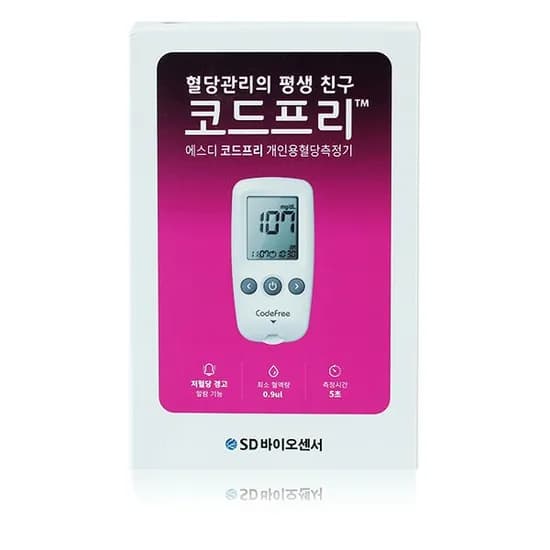 SD바이오센서 코드프리 혈당측정기 1세트