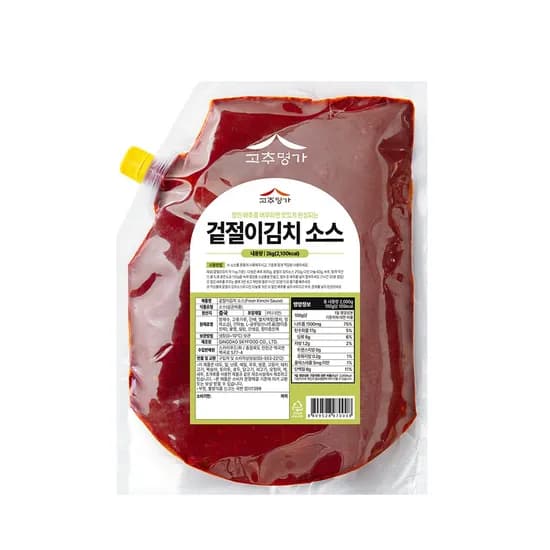 고추명가 겉절이김치소스 2kg 1개