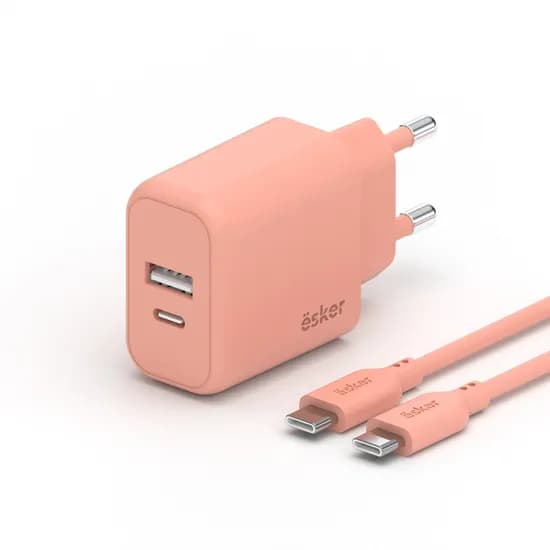 에스커 GaN PD PPS 35W 2포트 초고속 충전기 피치 1개