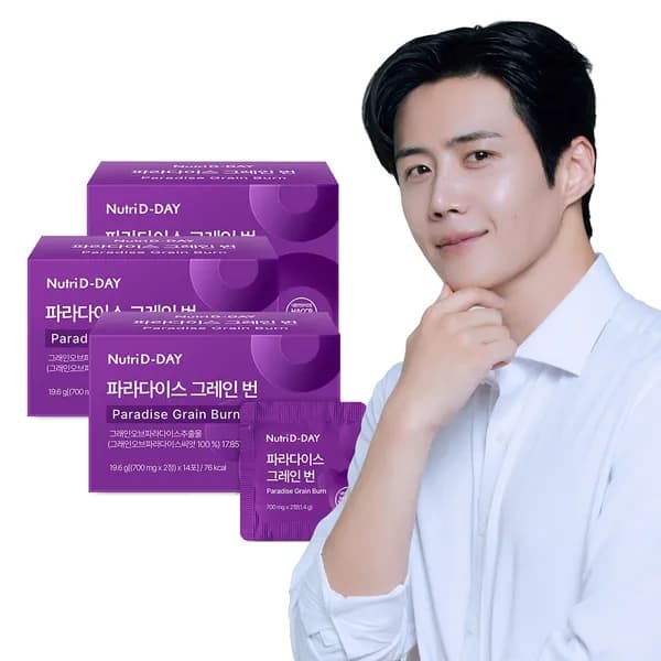 뉴트리디데이 파라다이스 그레인 번 데일리팩 14포 3개
