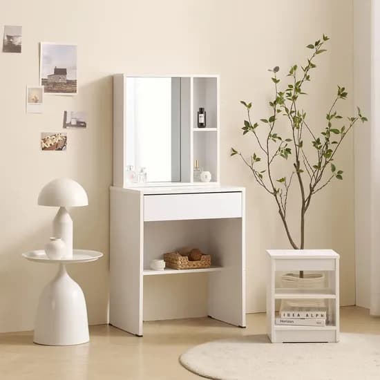 입식 수납화장대 세트 600 F41540, 오크