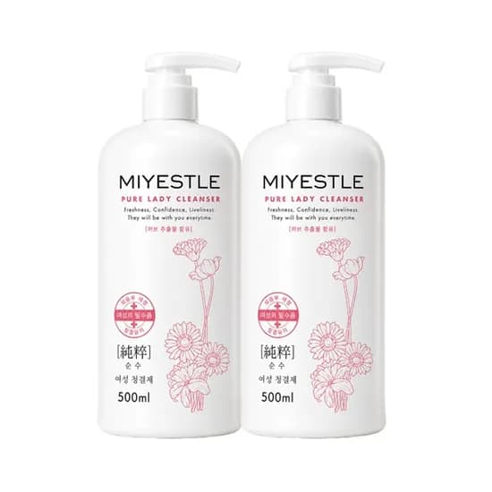 미에뜰 순수 여성청결제 약산성 500ml 2개