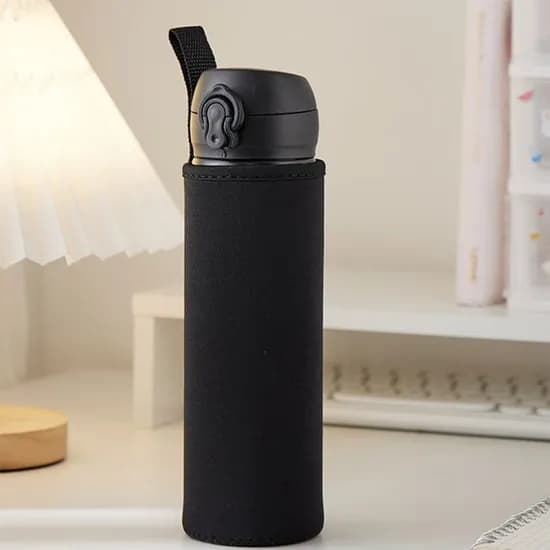 텀블러 보틀백 보온 보냉 파우치 음료 물병 주머니, 핑크, 대, 550ml, 1개
