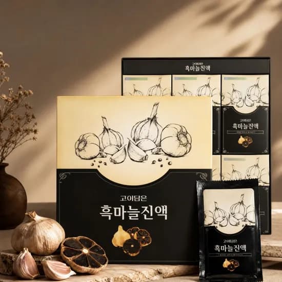 지리마천농협 순수우리 고이담은 흑마늘진액 70ml 30개 2개