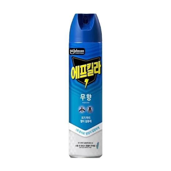 에프킬라 에어졸 수성 무향 600ml 5개