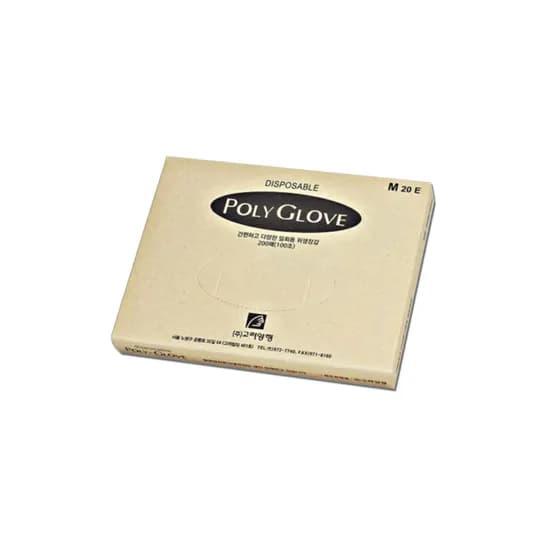 고려 폴리글러브 위생장갑, M, 200매, 1개