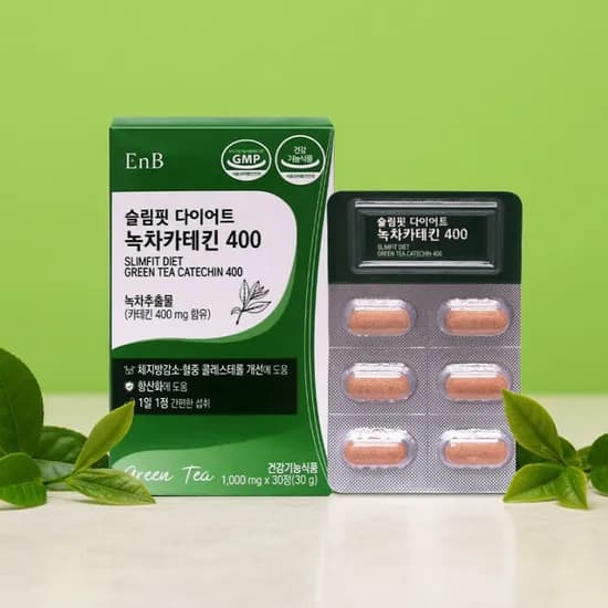 EnB 슬림핏 다이어트 녹차카테킨 400 1000mg 30정 1개