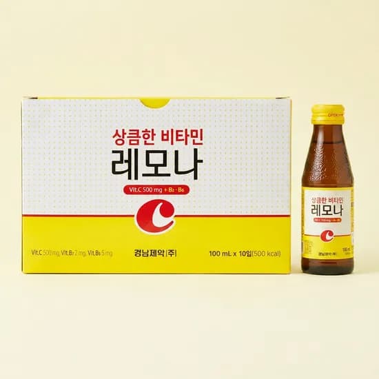 경남제약 마시는 레모나 드링크 상큼한 비타민 음료 100ml 20개