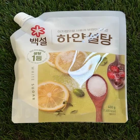 백설 하얀설탕 이지캡 400g 2개