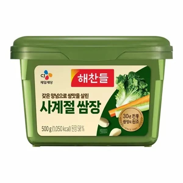 해찬들 사계절 쌈장 500g 2개