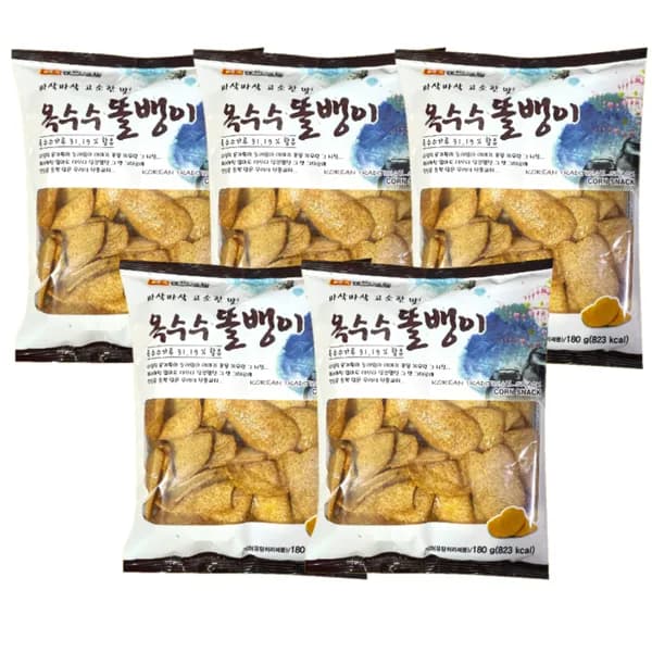 동아제과 옥수수 똘뱅이 180g 5개