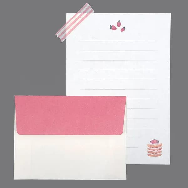 미니 편지지 세트 Strawberry 1세트 5,400원