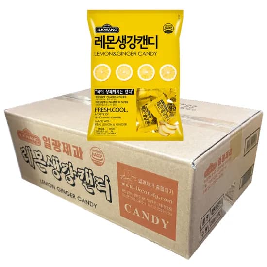 일광제과 레몬생강캔디 250g 10개
