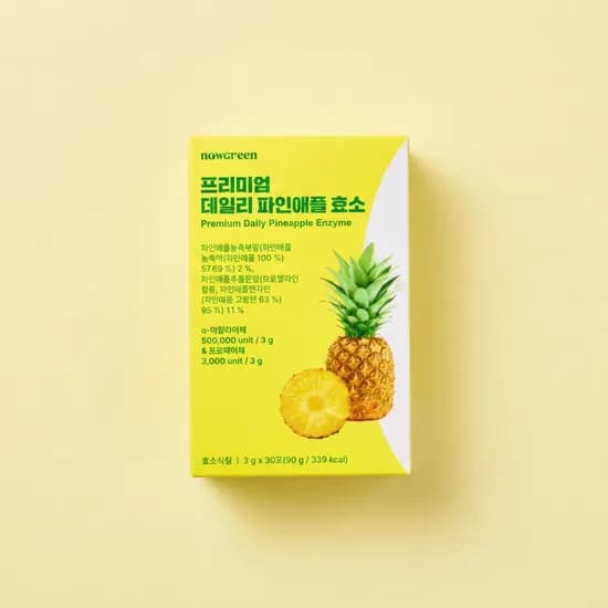 나우그린 프리미엄 데일리 파인애플효소 3g 30포 2개