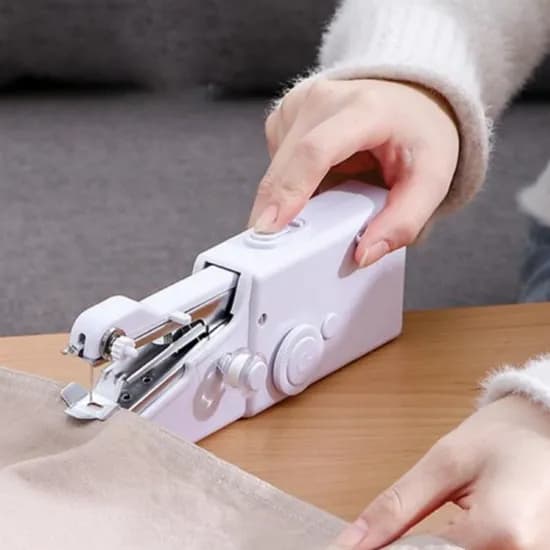 핸드미싱기, 화이트, 1개 + 증정 건전지, 4개
