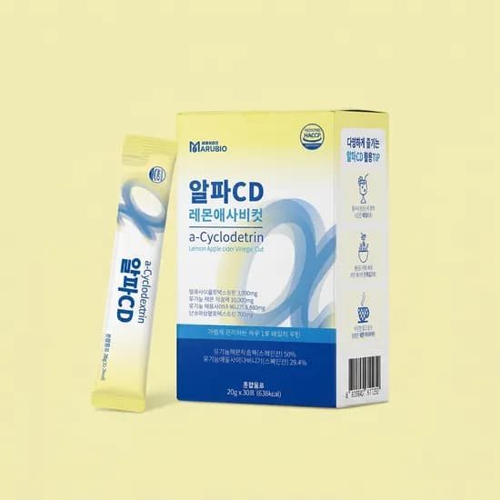 마루바이오 알파CD 액상, 유기농 레몬즙 애사비 스틱 20g 30포