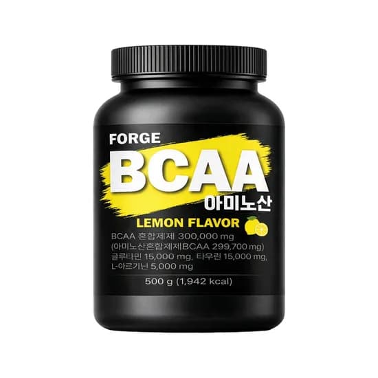 포지 BCAA 아미노 아르기닌 바이탈 글루타민 보충제 필수아미노산 레몬 500g 1통