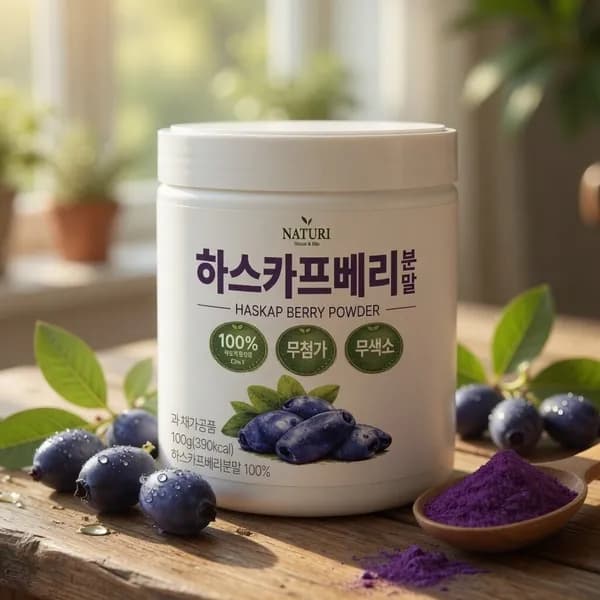 나츄리 하스카프베리 분말 100g 1통