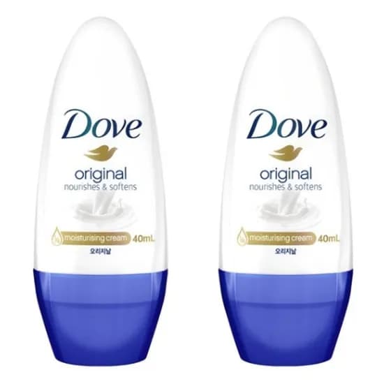 도브 데오드란트 롤온, 오리지널, 40ml, 2개