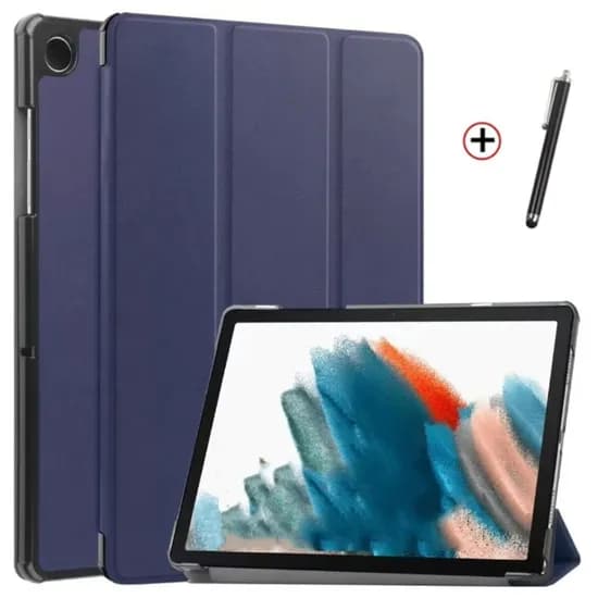 갤럭시탭A11 플러스 북커버 케이스, 네이비, SM-X230, 1개