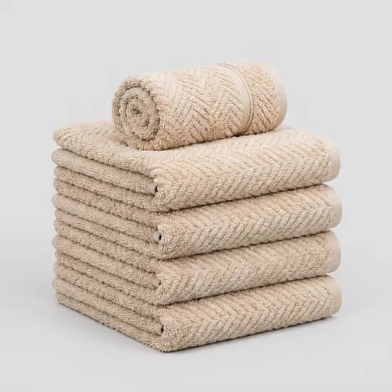 더 착한 헤링본 수건 40수 200g 베이지 10장 34,900원