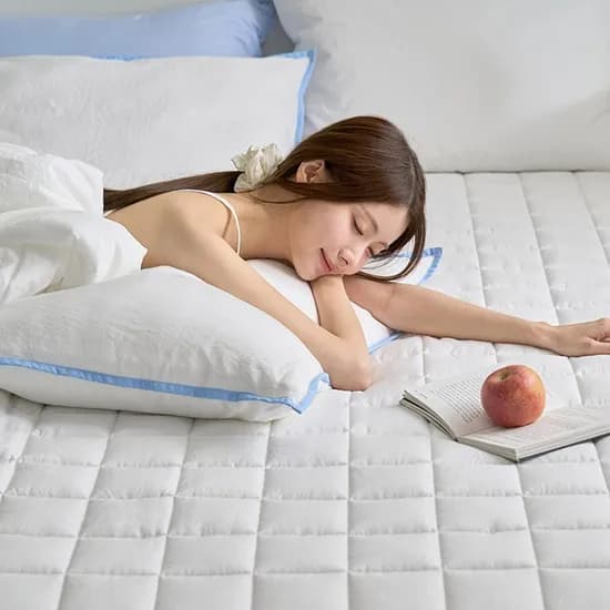 린넨엔어너더 아르덴 사박사박 렌징사 텐셀 모달x휴비스 듀라론 냉감 침대패드 화이트 SS 1개