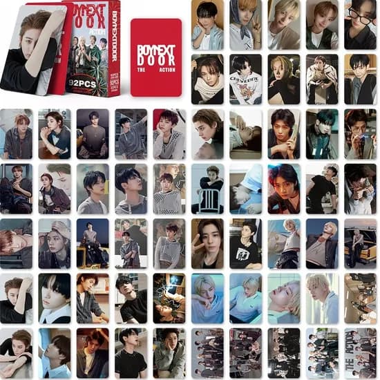 보넥도 포카 92PCS 세트 보이넥스트도어 굿즈포토카드, RED, 92개