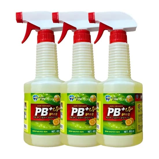 버블윅 PB 플러스업 세정제 650ml 3개