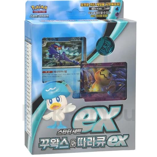 포켓몬카드 스타터세트 꾸왁스 따라큐EX, 1개