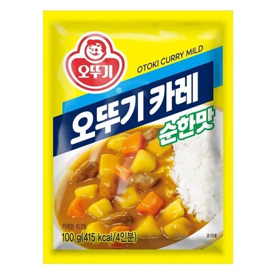 오뚜기카레 분말 순한맛 100g 8개