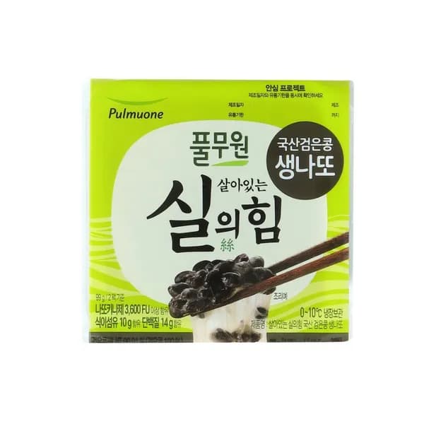 풀무원 신선나또 실의힘 검은콩 생나또 99g 6개