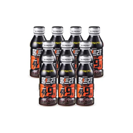 일동후디스 하이뮨 울트라 49g 블랙초코 400ml 10개
