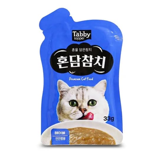 테비 혼담참치, 헤어볼, 33g, 12개