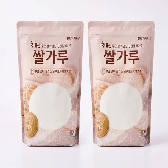 대구농산 국내산 쌀가루 2.5kg 2개