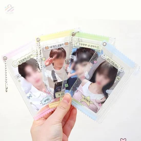 대시앤도트 마이 엔젤 포토카드 멀티 파우치 아기 토끼 1개