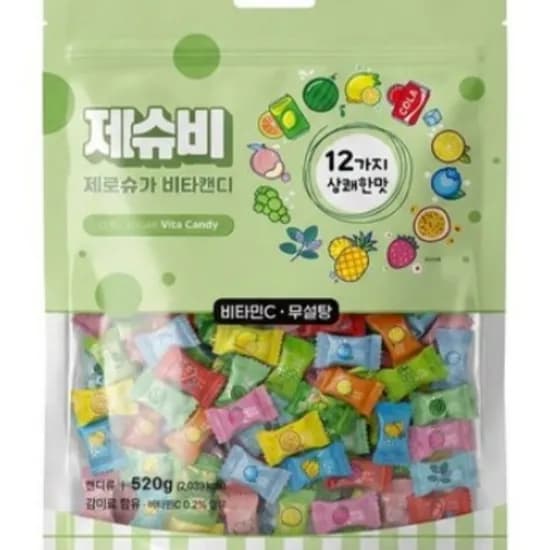 제슈비 제로슈가 비타캔디, 520g, 1봉