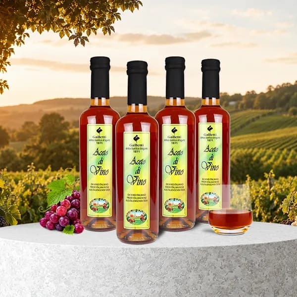 갈레티 레드 와인 비니거 발효 식초 500ml 4병 33,900원