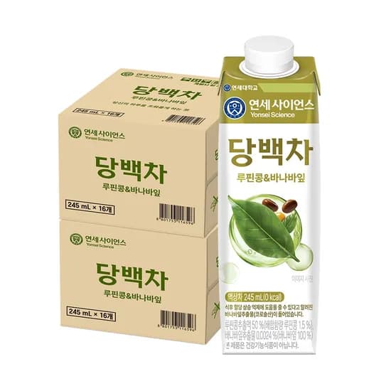 연세 사이언스 당백차 루핀콩 & 바나바잎 245ml 32개 17,900원