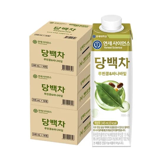연세 사이언스 당백차 루핀콩 바나바잎 245ml 48개 23,900원