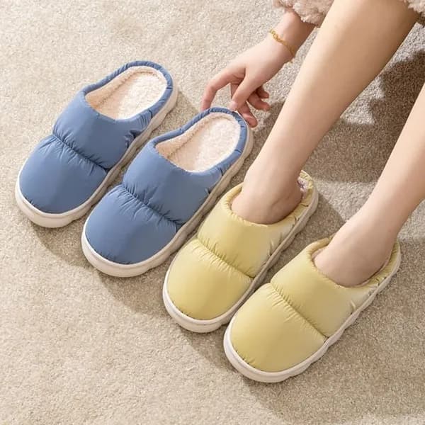 방수천 패딩 털 슬리퍼 네이비 42(260-265mm) 6,618원