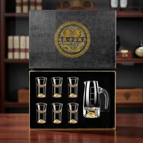 피넛코 백주 전용잔 세트 15ml 전용잔 6개 전용 디켄터 1세트
