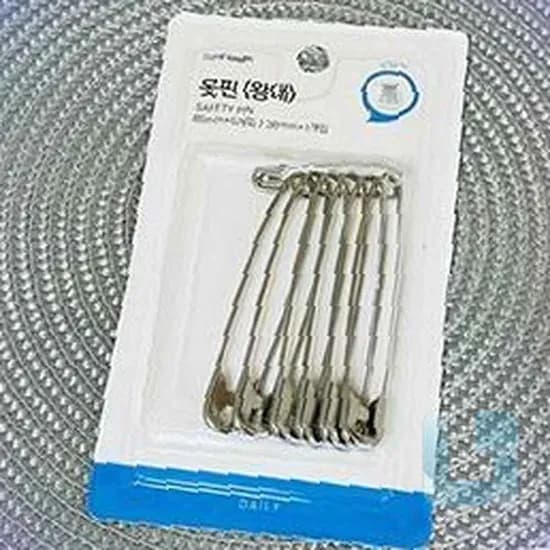 리브 옷핀 왕대 세이프티핀 큰핀 안전옷핀, 기본, 1개